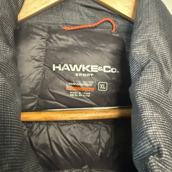 Hawke & Co Sport Light Gray Puffer Jacket | XL | Duck Down Fill - Picture 3 of 7